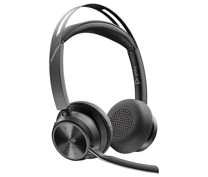 Poly Voyager Focus 2: Wireless Noise-Cancelling Headset (USB-C/A) - front view