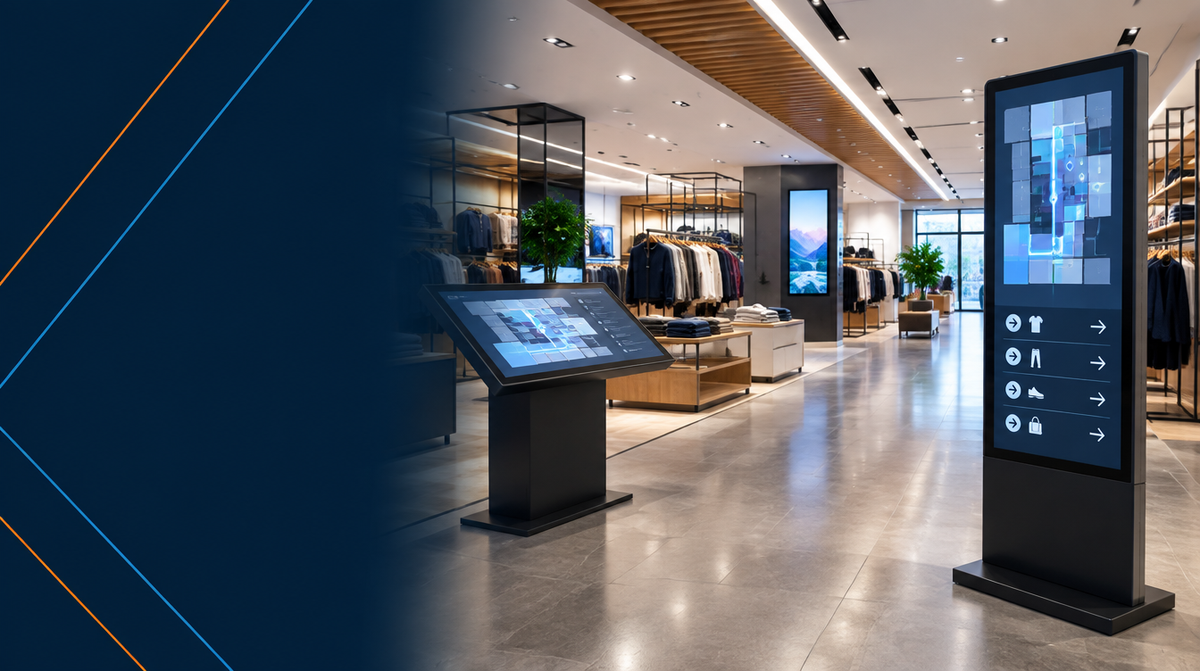 Retail Wayfinding Solutions in India hero banner — Retail Wayfinding for Corporate AV's professional AV integration services across India