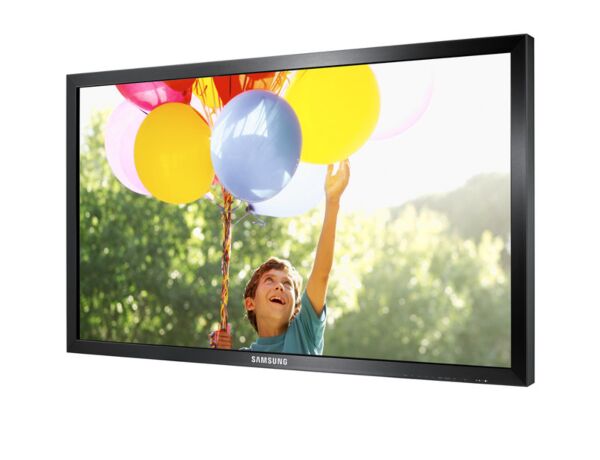 Samsung 650TS-2: 65 Inch Full HD Optical Touchscreen Interactive Display - angled view (1 of 2)