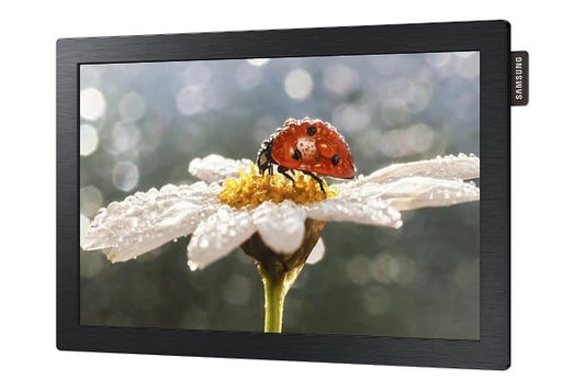Samsung DB10E-POE: 10.1 Inch Edge-Lit LED Business Display - angled view