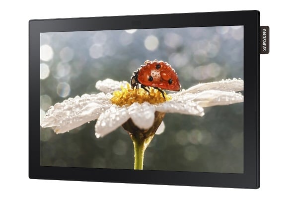 Samsung DB10E-T: 10 Inch Touch Screen LED Display - angled view (2 of 2)