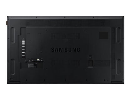 Samsung DB55E: 55 Inch Slim Direct-Lit LED Business Display - rear view