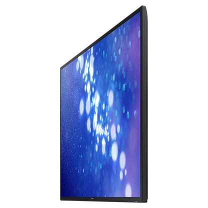 Samsung DM65E: 65 Inch Slim Direct-Lit LED Business Display - angled view