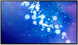 Samsung DM65E: 65 Inch Slim Direct-Lit LED Business Display - front view