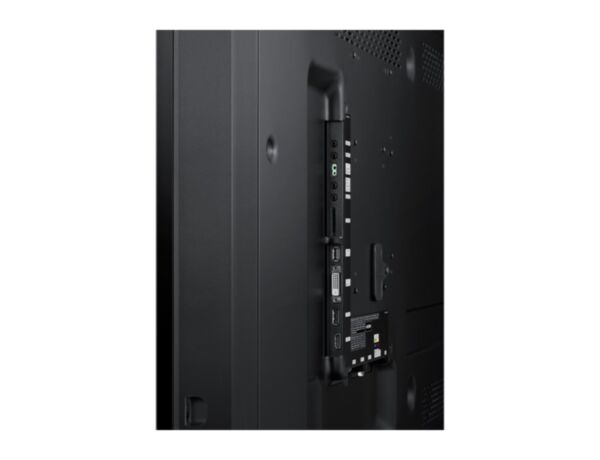 Samsung DM75E: 75 Inch Slim Direct-Lit LED Business Display - ports and connectivity close-up (2 of 2)