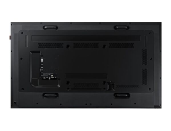 Samsung DM75E: 75 Inch Slim Direct-Lit LED Business Display - rear view