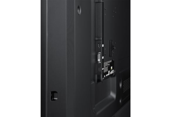 Samsung ED75E: 75 Inch Professional Digital LED Signage Display - ports and connectivity close-up