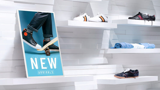 Samsung EM32DX: 32 Inch Color E-Paper QHD Digital Signage - in-use view