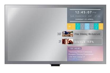 Samsung ML55E: 55 Inch Hybrid LED Mirror Signage Display - front view