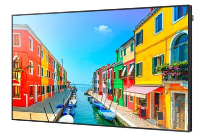 Samsung OM75D-W: 75 Inch High-Brightness Display - angled view