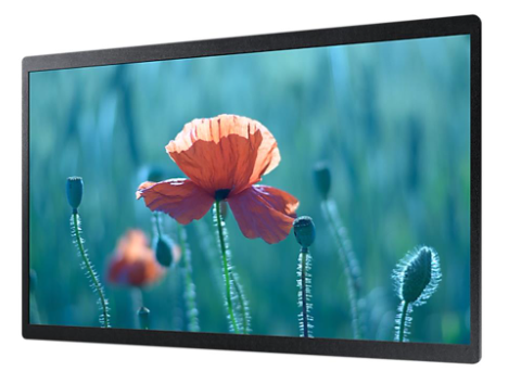 Samsung QB24R-B: 24 Inch Full HD 16/7 Small-Format Smart Signage Display - angled view