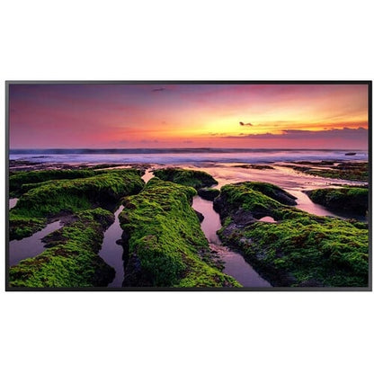 Samsung QB65B: 65 Inch 4K UHD 350-Nit Slim Smart Signage Display - front view