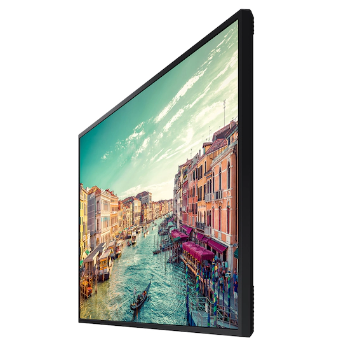 Samsung QM32R-B: 32 Inch QMR-B Series Ultra-Slim Signage Display - angled view