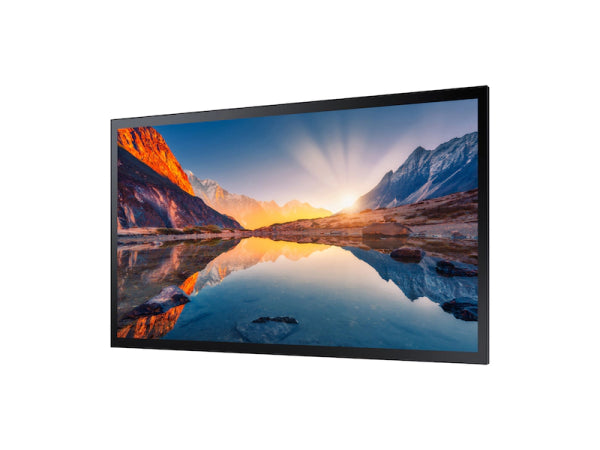 Samsung QM55B-T: 55 Inch All-in-One Interactive Capacitive Touchscreen Display - angled view