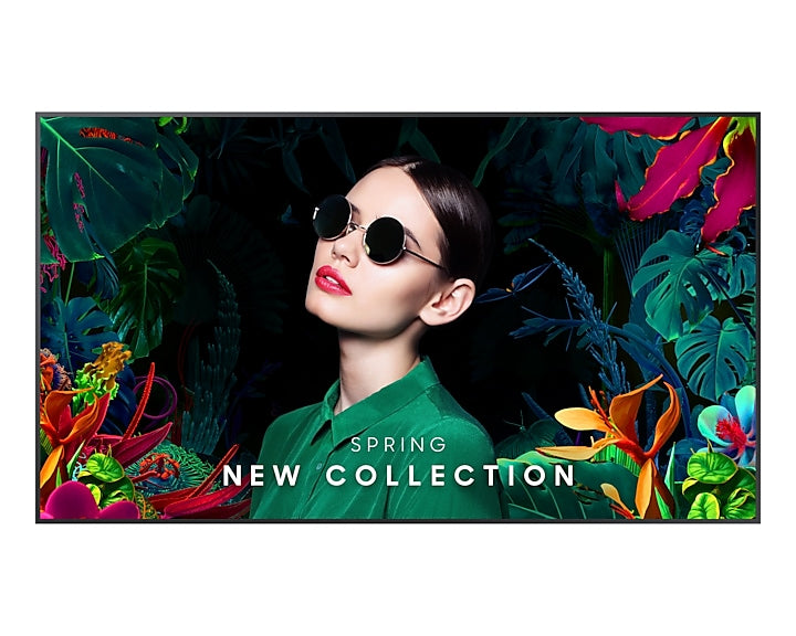 Samsung QM98C: 98 Inch Ultra-Slim 4K UHD Commercial Signage Display - front view