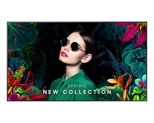 Samsung QM98C: 98 Inch Ultra-Slim 4K UHD Commercial Signage Display - front view