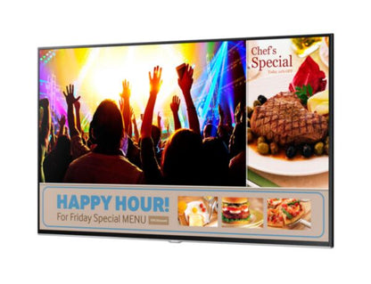 Samsung RM48D: 48 Inch Full HD 350-Nit Hospitality Signage Display - angled view (1 of 2)