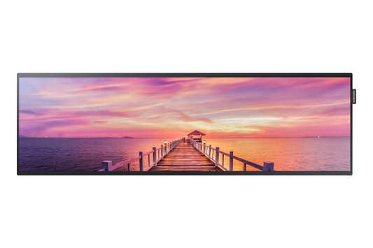 Samsung SH37F: 37 Inch 32:9 Ultra-Wide 700-Nit 24/7 Signage Display - front view