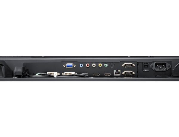 Samsung UD55A: 55 Inch 700-Nit Full HD LED Video Wall Display - ports and connectivity close-up (1 of 2)
