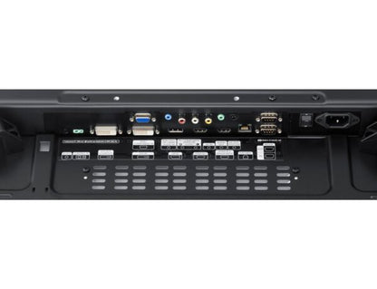 Samsung UD55A: 55 Inch 700-Nit Full HD LED Video Wall Display - ports and connectivity close-up (2 of 2)