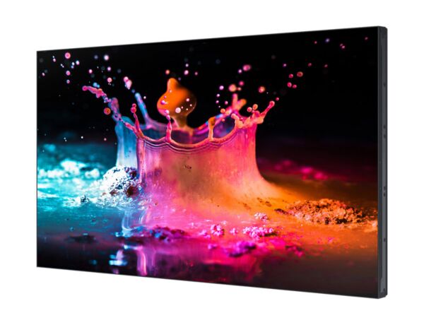 Samsung UD55E-B: 55 Inch Ultra-Narrow Bezel 24/7 Video Wall Display - angled view (2 of 2)