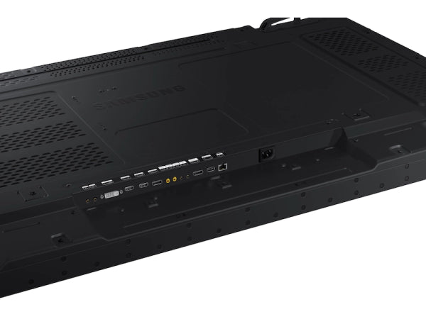 Samsung VH55C-E: 55 Inch Ultra Narrow Bezel Video Wall Display - ports and connectivity close-up