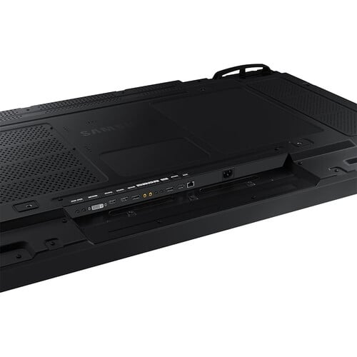 Samsung VH55C-R: 55 Inch Razor Thin Bezel Video Wall Display - ports and connectivity close-up