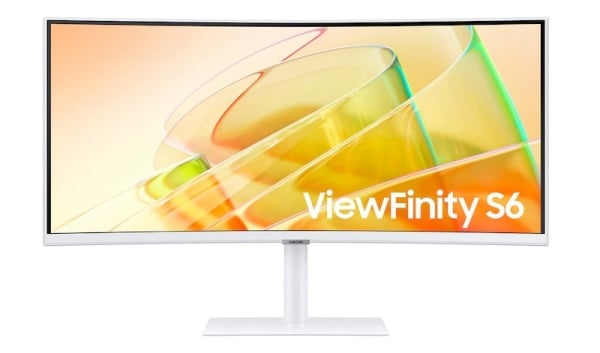 Samsung ViewFinity S65TC: 34 Inch Thunderbolt 4 Ultra-WQHD Curved Monitor - front view