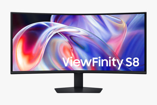 Samsung ViewFinity S85TH: 40 Inch 5K Curved Business Monitor - front view