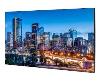 Samsung VM55B-E: 55 Inch 1.74mm Bezel 24/7 Video Wall Display - angled view