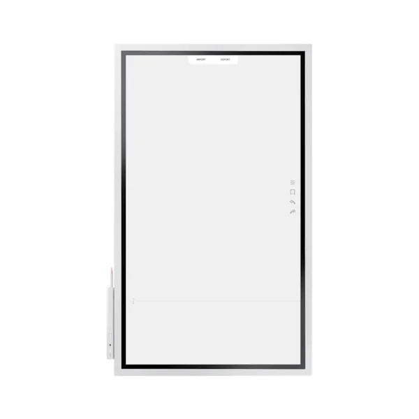 Samsung WM55H: Flip 1 55 Inch Interactive Digital Flipchart - front view in portrait orientation