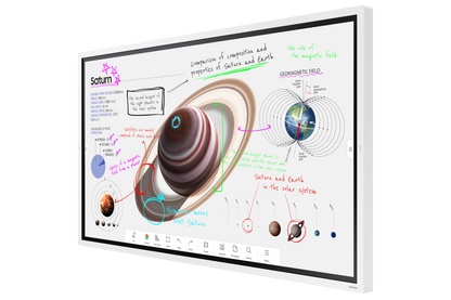 Samsung WM65B: 65 Inch Flip Pro 4K Interactive Display - angled view (1 of 2)