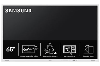 Samsung WM65FX: 65 Inch Flip Pro WMFX 4K Interactive Display - feature overview graphic