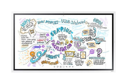 Samsung WM85R: Flip 2 85 Inch 4K UHD Interactive Digital Whiteboard - front view (1 of 2)