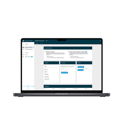 Sennheiser MobileConnect Manager software for managing MobileConnect audio streaming - view 3