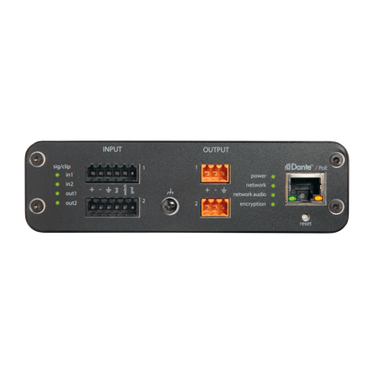 Shure ANI22-BLOCK 2-In 2-Out Analog and Dante Interface, Block - product view 2