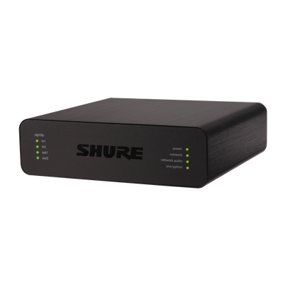 Shure ANI22-BLOCK 2-In 2-Out Analog and Dante Interface, Block - product view 4