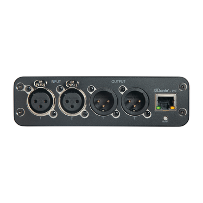 Shure ANI22-XLR 2-In 2-Out Analog and Dante Network Interface, XLR - product view 2