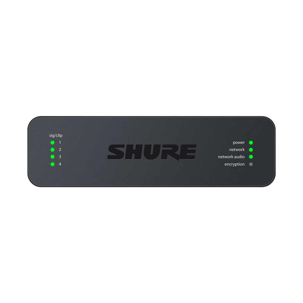 Shure ANI4IN-XLR 4-Channel Analog to Dante Network Interface, XLR - product view 3
