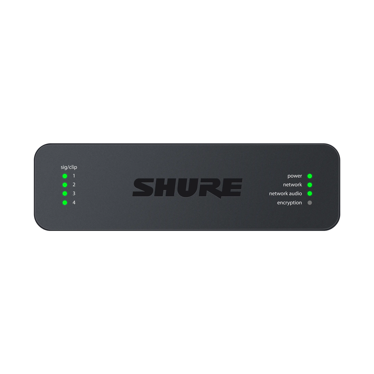 Shure ANI4OUT-BLOCK 4-Channel Dante to Analog Interface, Block - product view 3
