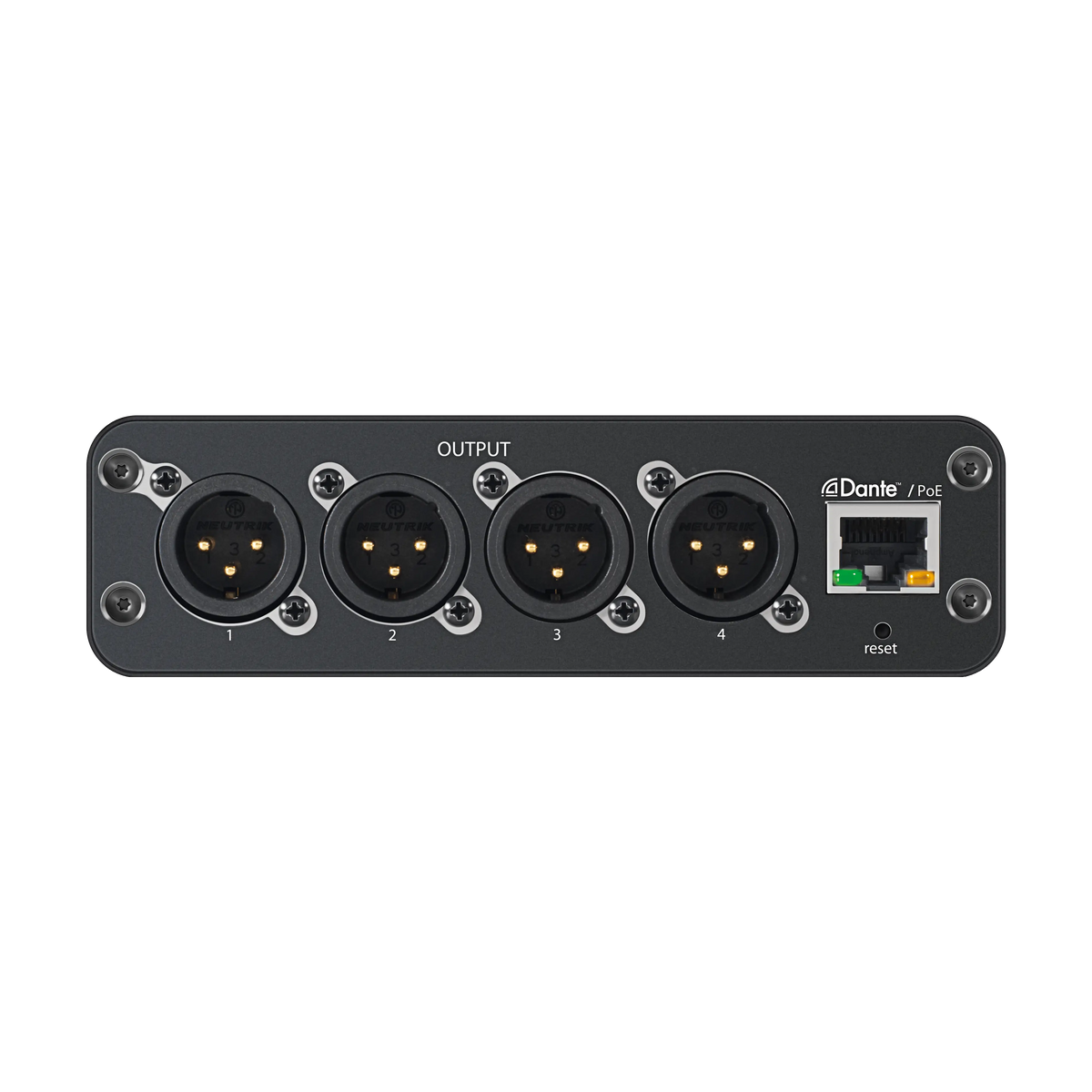 Shure ANI4OUT-XLR 4-Channel Dante to Analog Network Interface, XLR - product view 2