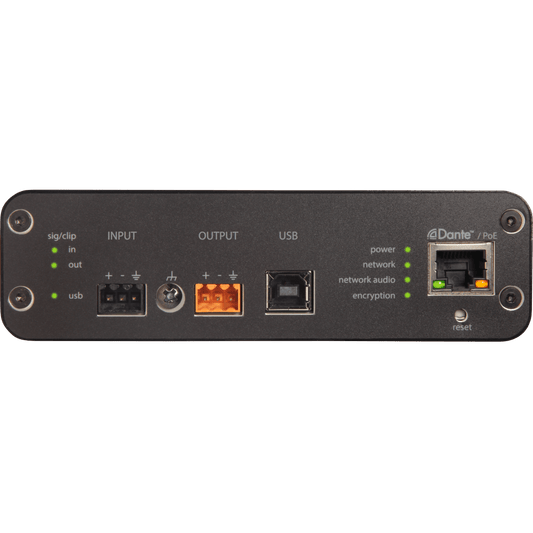 Shure ANIUSB-MATRIX USB Audio Network Interface with Matrix Mixing - front view