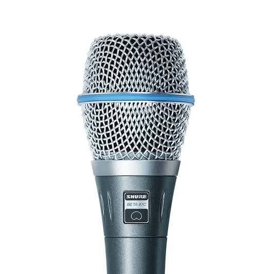 Shure Beta 87C Vocal Microphone, Cardioid - front view
