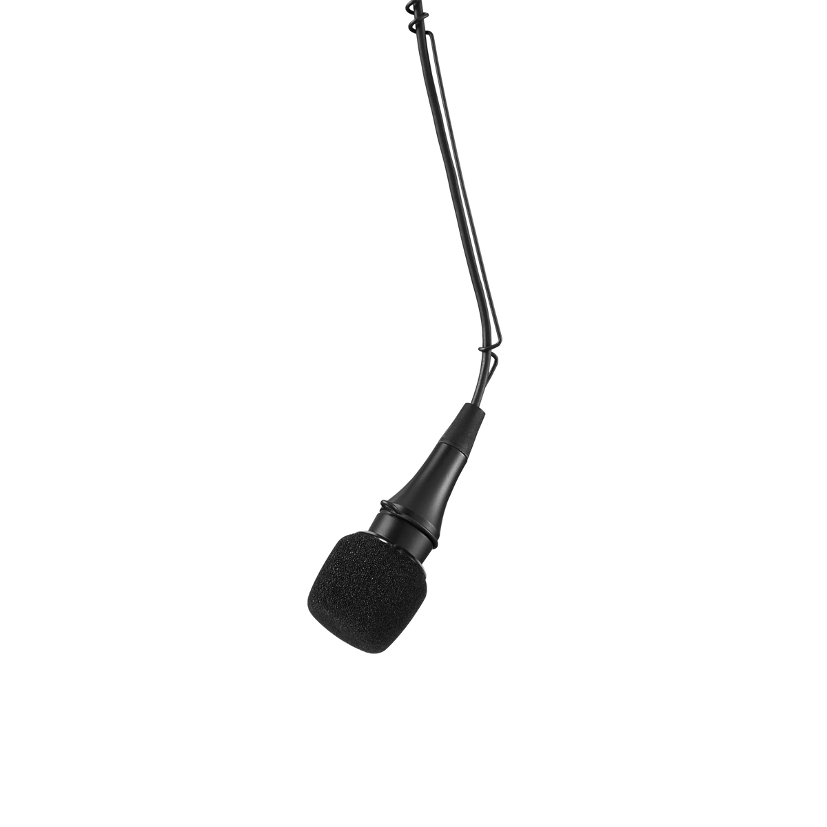 Shure CVO-B/C Cardioid Overhead Microphone for Choirs, Black - front view