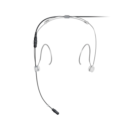Shure DH5B/O-MTQG DuraPlex Headset Microphone, Black, MTQG - front view