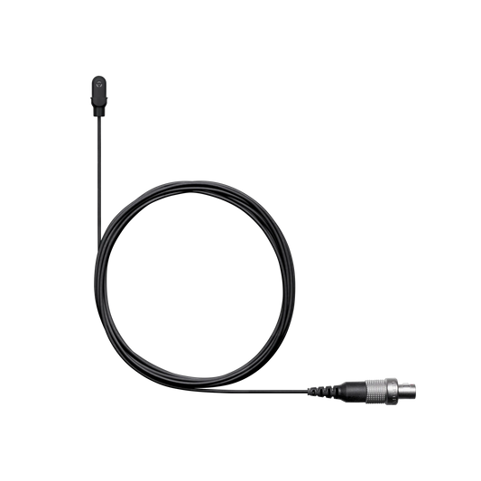 Shure DL4B/O-LM3-A DuraPlex Waterproof Microphone, Black, LEMO3 - front view