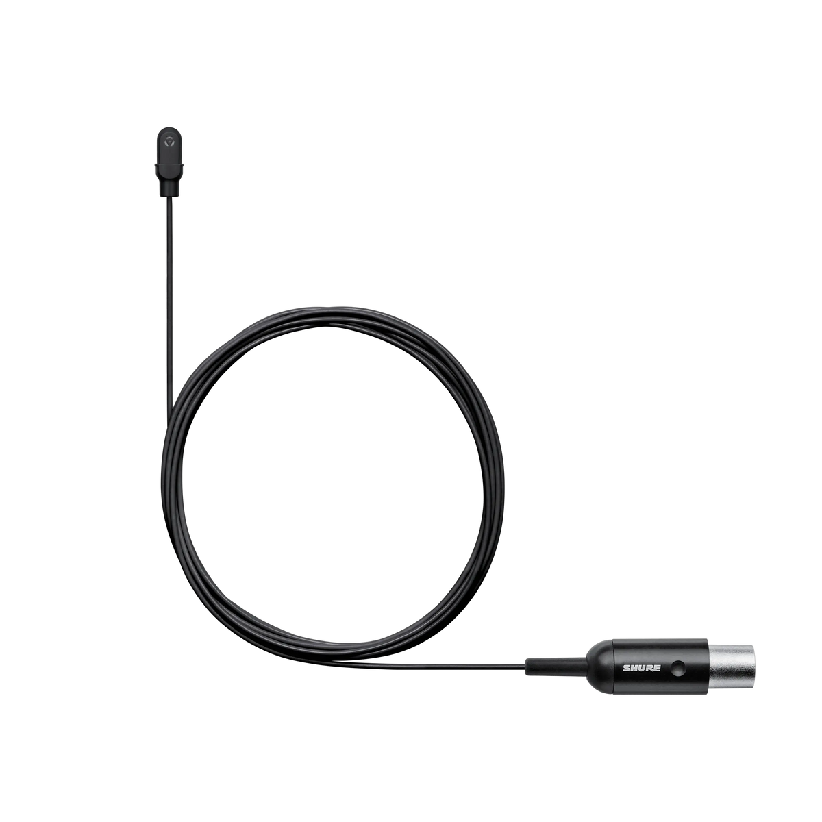 Shure DL4B/O-MTQG-A DuraPlex Waterproof Microphone, Black, MTQG - front view
