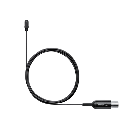 Shure DL4B/O-MTQG-A DuraPlex Waterproof Microphone, Black, MTQG - front view