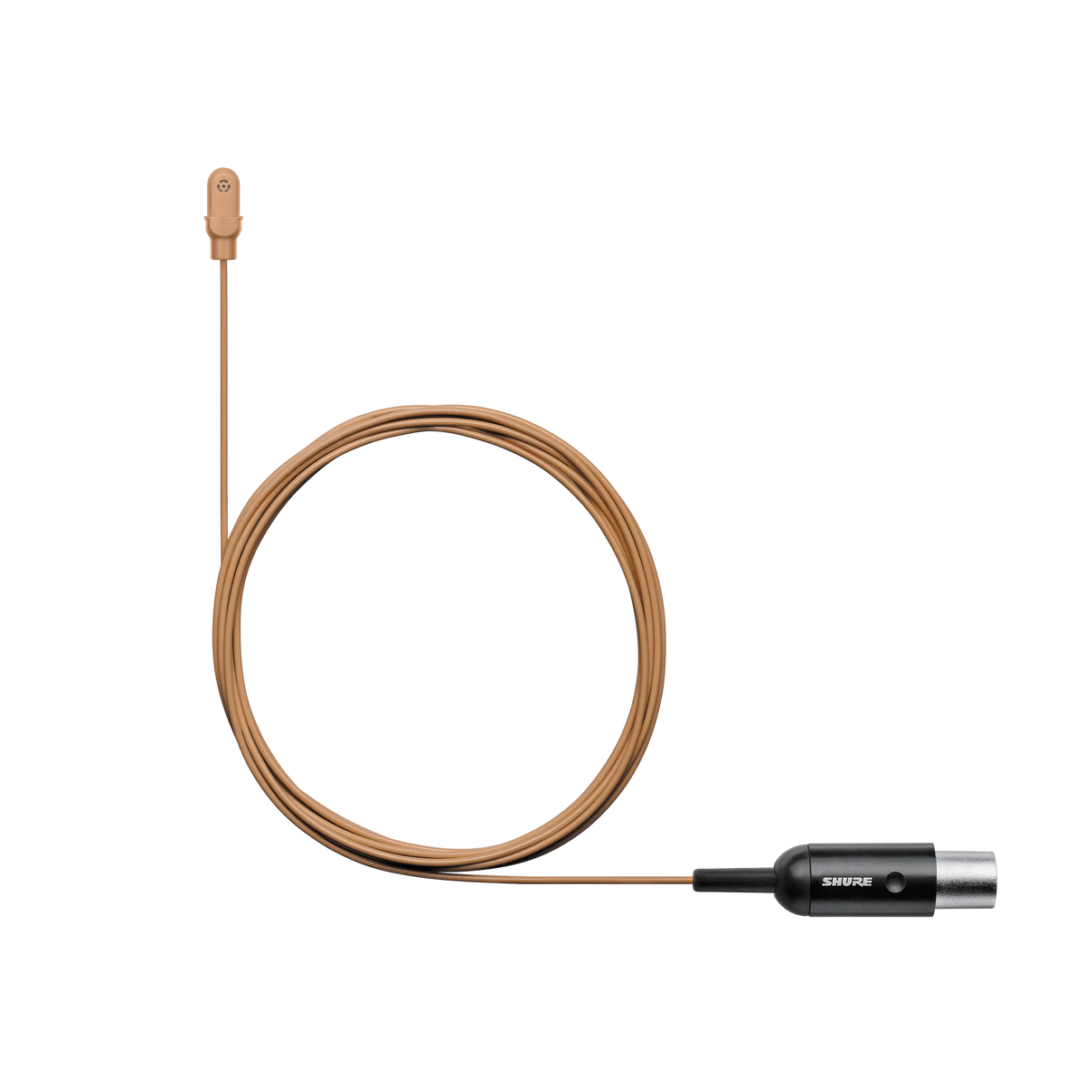 Shure DL4C/O-MTQG-A DuraPlex Waterproof Microphone, Cocoa, MTQG - front view