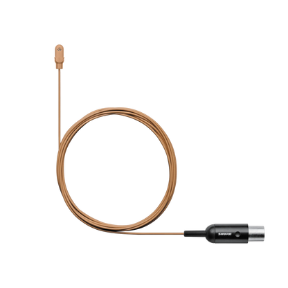Shure DL4C/O-MTQG-A DuraPlex Waterproof Microphone, Cocoa, MTQG - front view